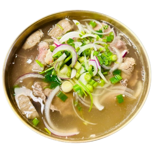 Pho Dac Biet - Combo Noodle Soup
(Brisket, tendon, meatballs beef eye round)
$17.50+