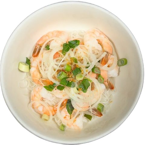 Pho Tom - Shrimp Noodle Soup
(Seafood or Beef Broth)
$17.50+