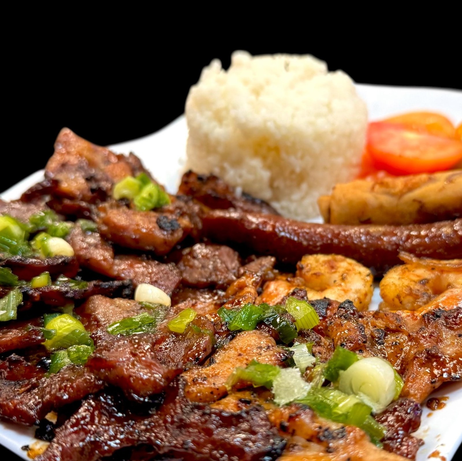FIVE ITEM RICE PLATE