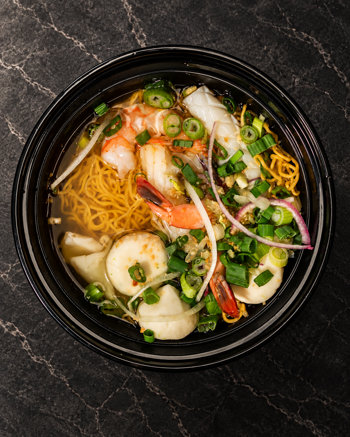 SEAFOOD EGG NOODLE SOUP