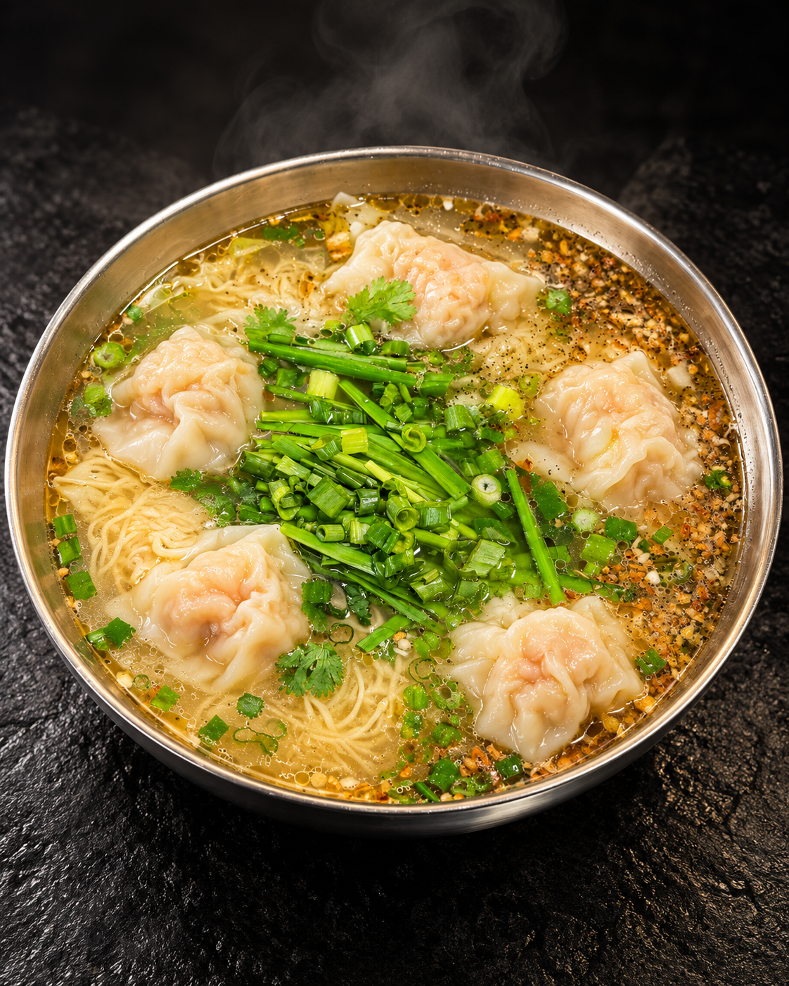 WONTON EGG NOODLE SOUP